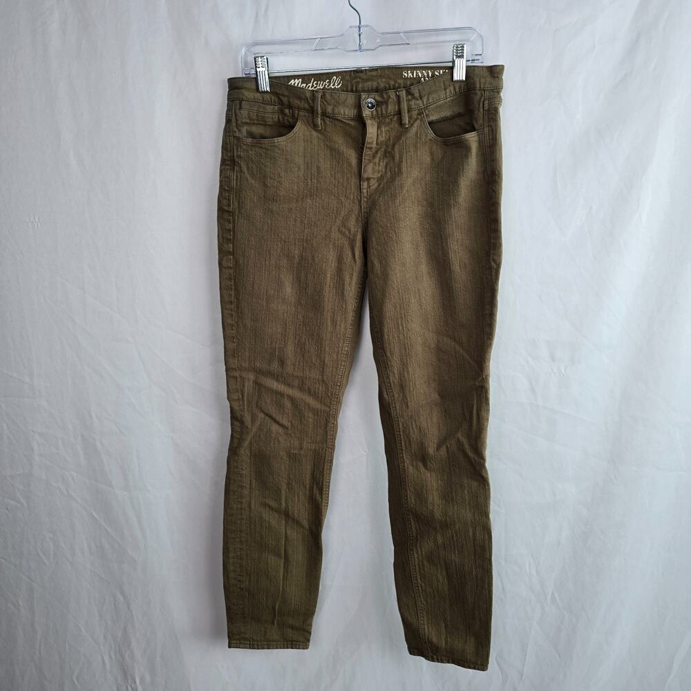 Madewell Skinny Skinny Ankle Jeans Women's 30 Olive Green